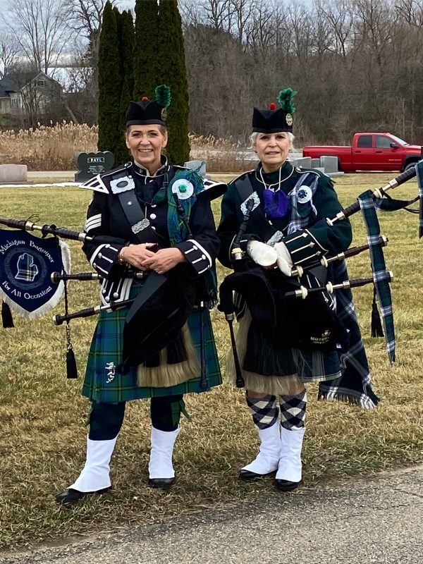 Michigan Bagpiper Kim Johnson Is A Professional Bagpiper Serving Southeast Michigan And Ohio - bagpipe funeral song roblox id